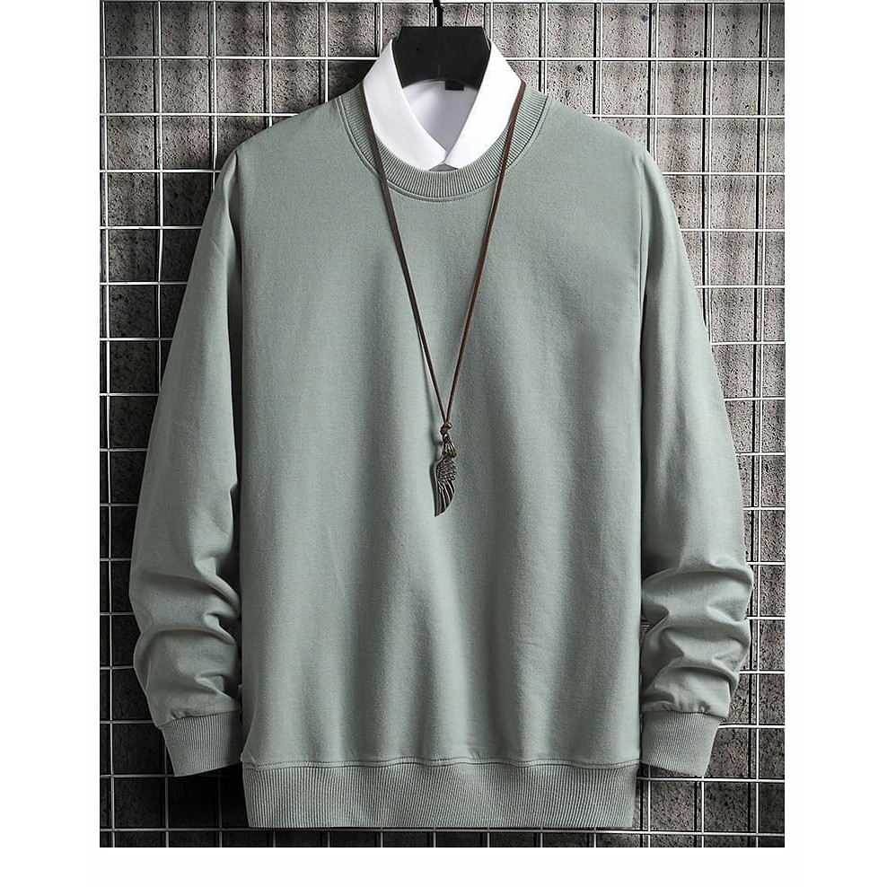 Basic Sweater Polos Pria Keren Kekinian