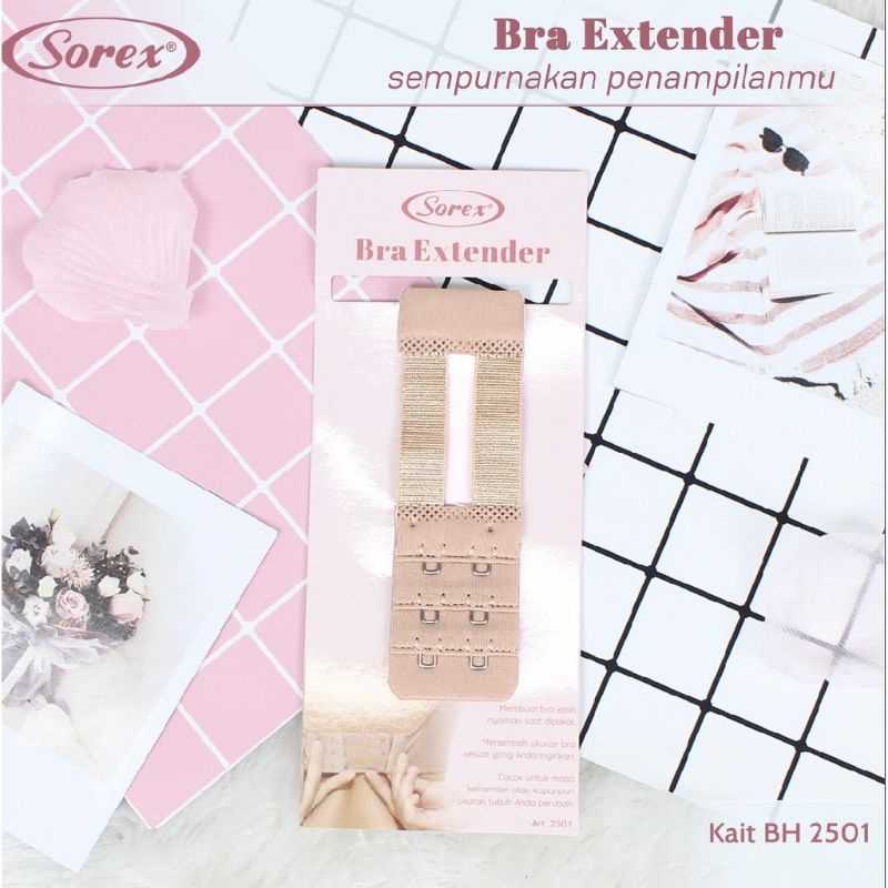 Bra Extension extender pengait bra sambungan bra yg kesempitan Sorex 2501 2502 2503