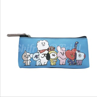 TEMPAT PENSIL BT21 MOTIF UNIK GAMBAR LUCU PEREMPUAN LAKI 