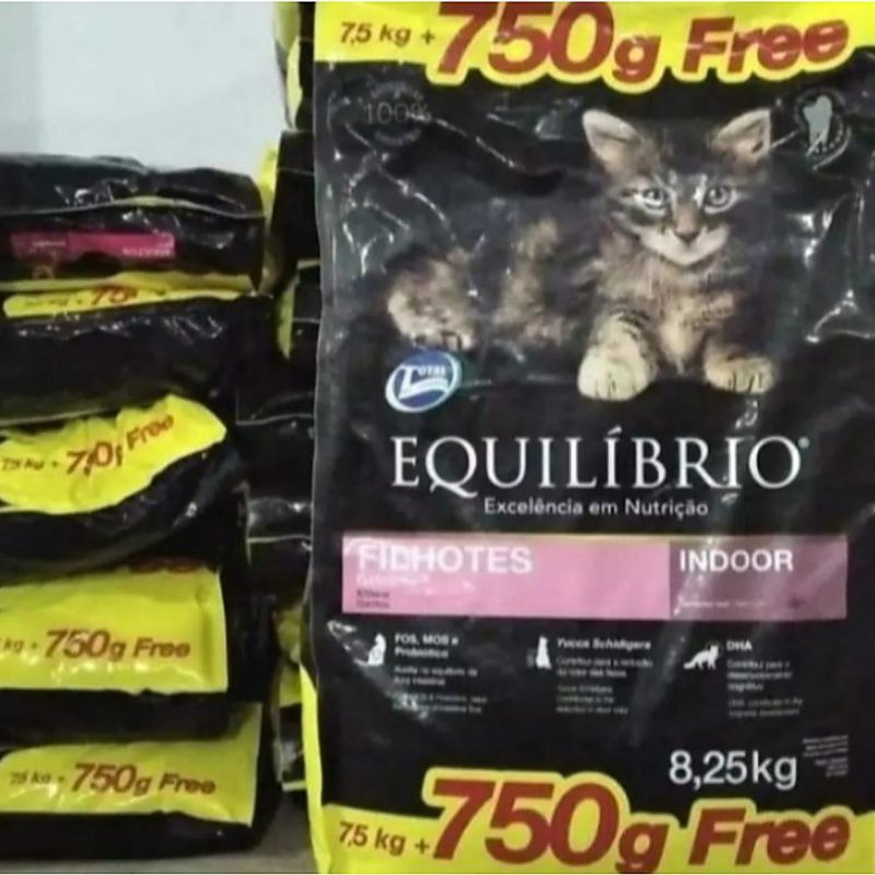 Go jek Equilibrio Kitten Freshpack 7,5kg (2pcs) Makanan Kucing eqilibrio indoor