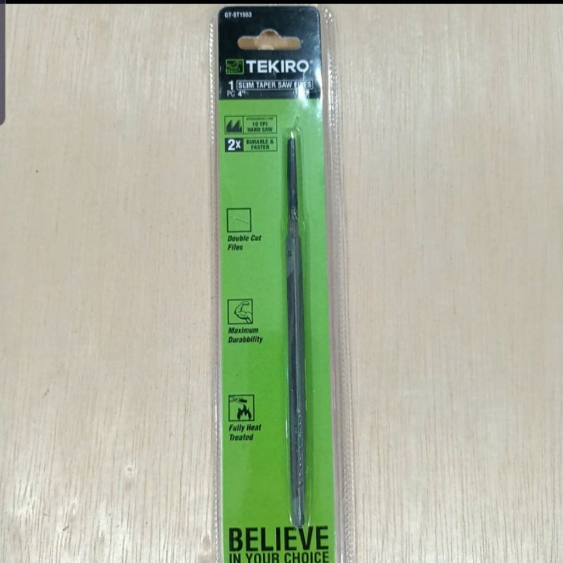 Kikir Segitiga 4" Tekiro - Kikir Segitiga Tekiro - Kikir Mata Gergaji Potong Tekiro