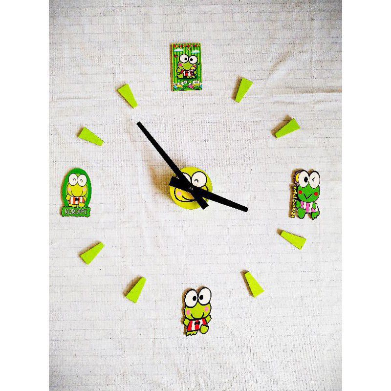 Jam Dinding Tempel karakter kartun