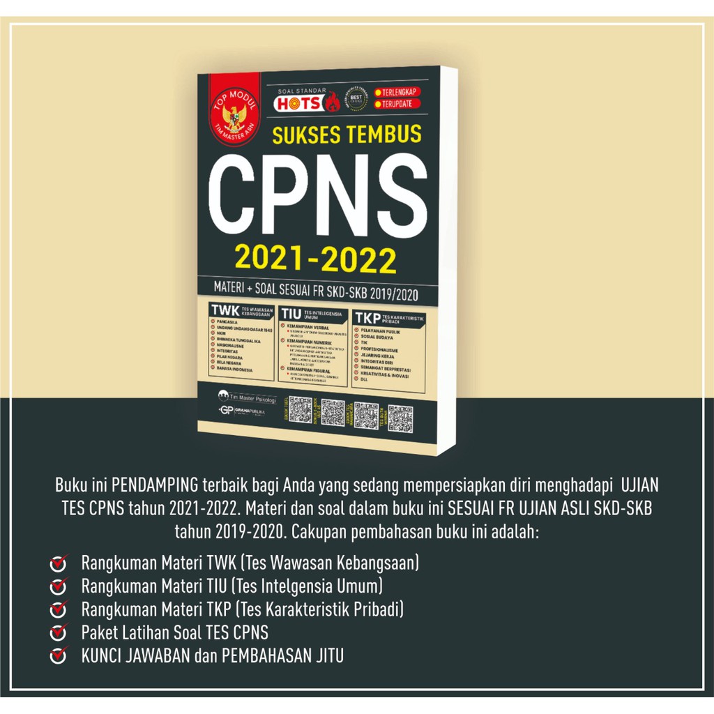 Sukses Tembus Cpns 2021 2022 Buku Cpns Graha Publika Tim Master Psikologi Shopee Indonesia