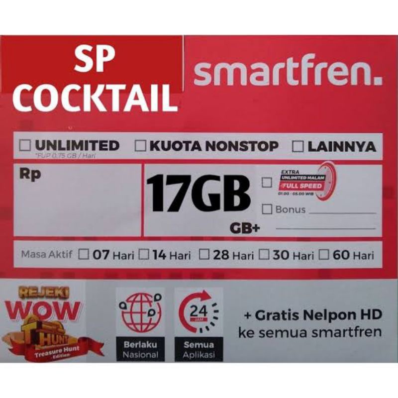 smartfren 17gb