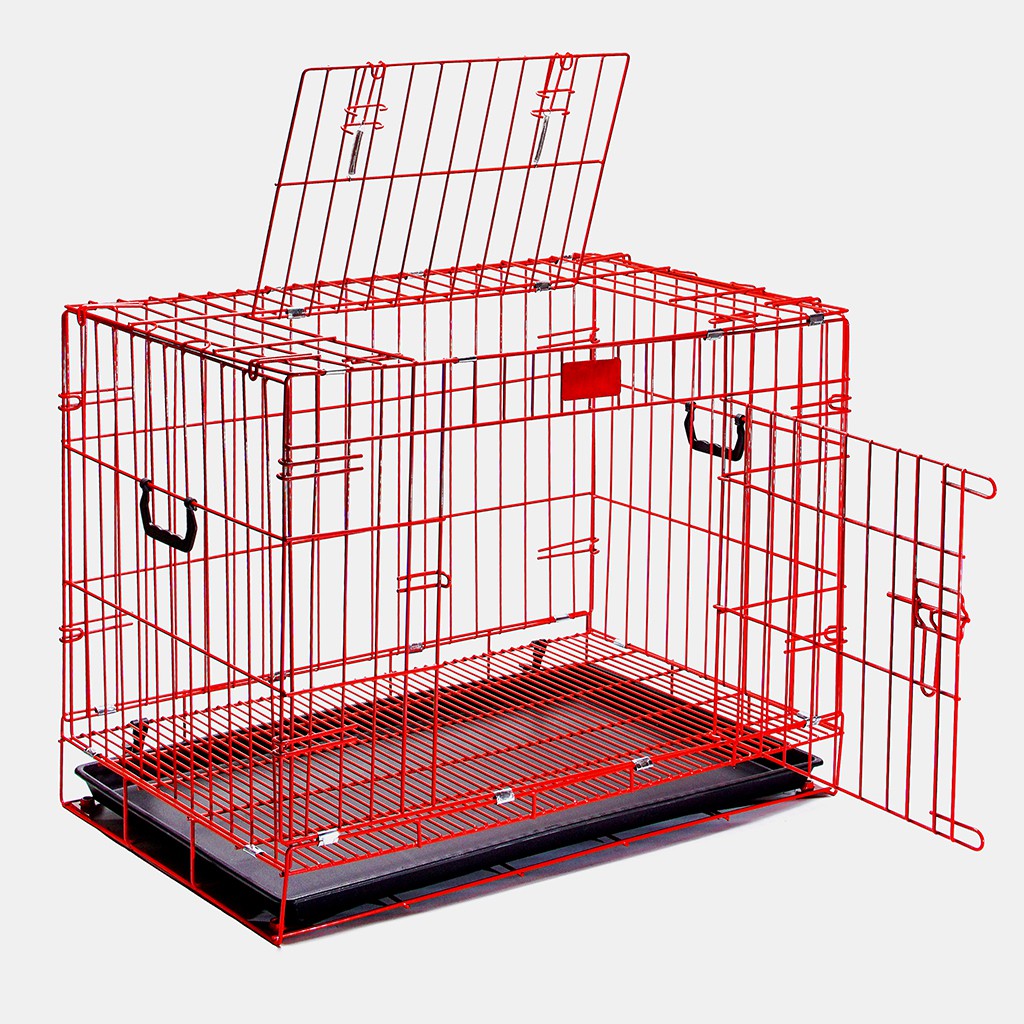 Kandang  Besi Lipat Tebal Size XL (92cm x 56cm x 66cm) Kucing / Anjing / Kelinci-5