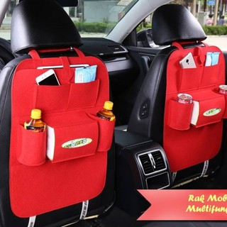 Car seat organizer Tas Mobil Multifungsi dipasang di Car seat organizer Tas Mobil Multifungsi dipasang di