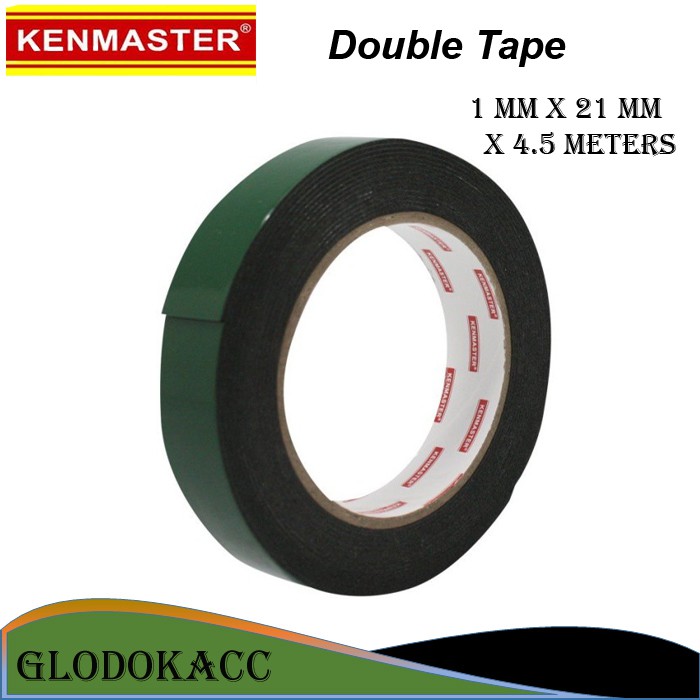 Double Tape Busa Foam / Kenmaster Lem Double Bolak Balik Hijau tp-02