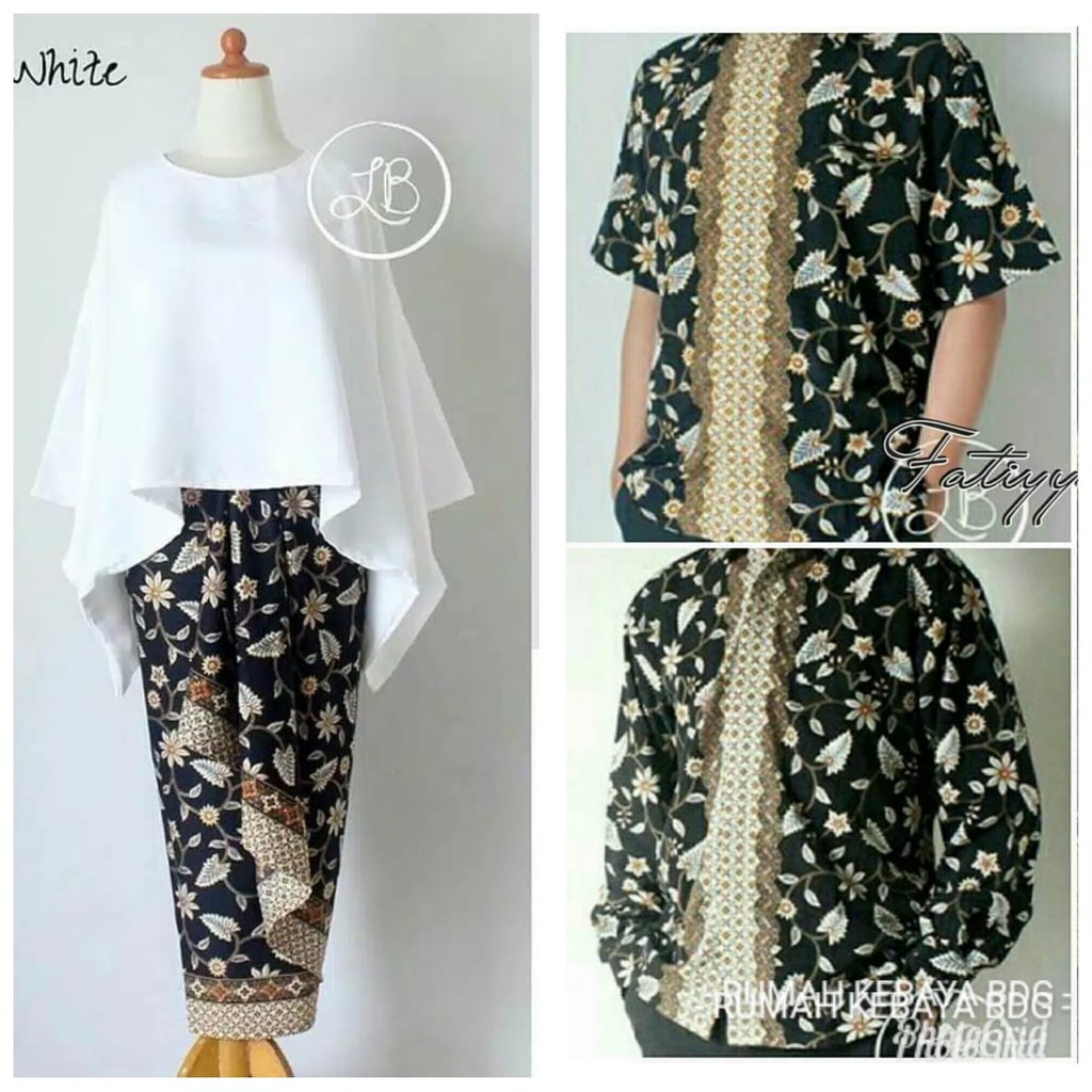 SET COUPLE  BATWING KATALI / BAJU KONDANGAN / KEBAYA MODERN / KEBAYA MURAH / BRUKAT COUPLE RUMAH KEBAYA BANDUNG RUMAH SONGKET BANDUNG