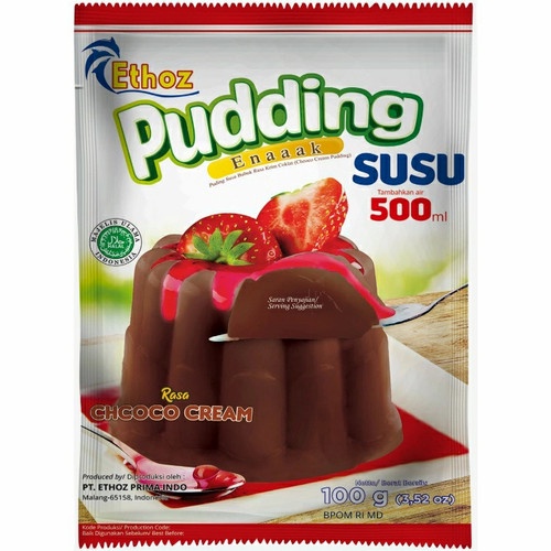 

Ethoz Puding Susu Choco Cream 100gr dengan Gula Asli