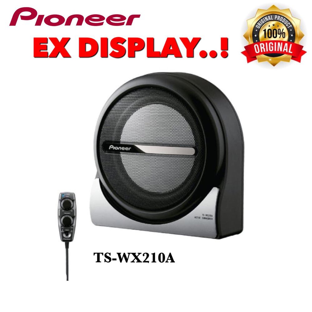 EX DISPLAY Pioneer TS-WX210A Subwoofer Aktif Active Mobil 8-Inch Underseat Sub Bass Kolong