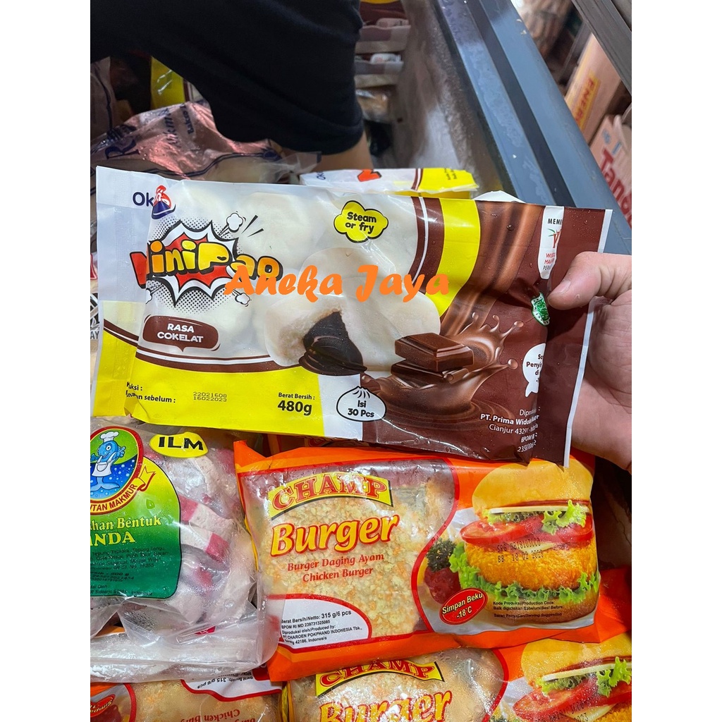 

OkePao MiniPao Rasa Coklat 480g Isi 30