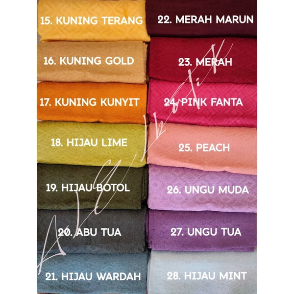 KAIN VISCOSE POLOS (PILIHAN WARNA DIKETERANGAN)