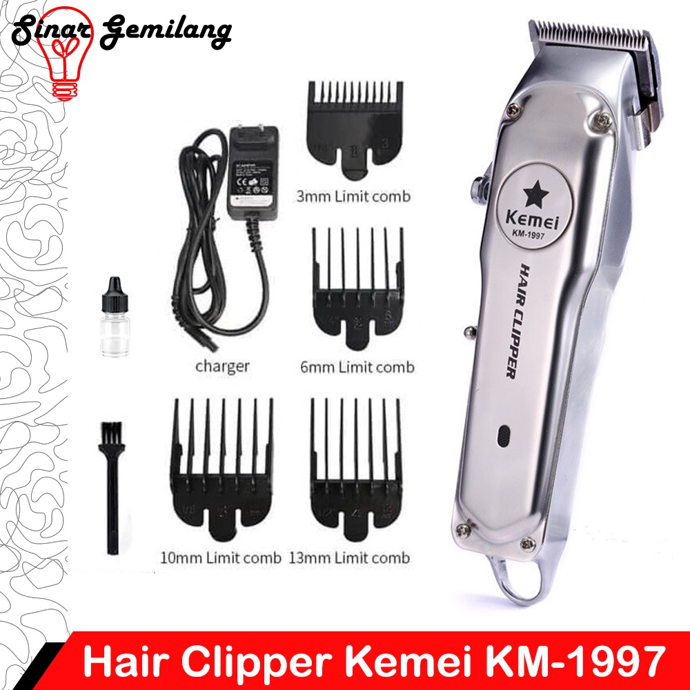 Alat cukur rambut kemei km-1997 original