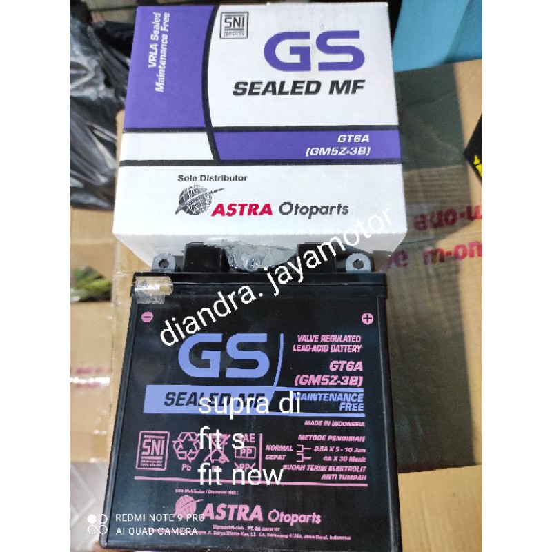 aki kering gs astra asli honda supra fit fit s fit new