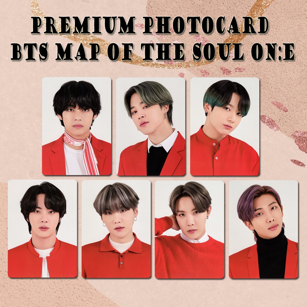 PHOTOCARD BTS MAP OF THE SOUL ON:E