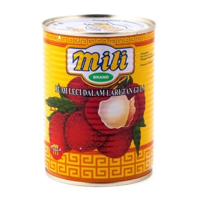 

Kalengbuah- Mili Lychee In Syrup 565Gr | Buah Kaleng Leci | Makanan Kaleng -Buah-Kaleng.