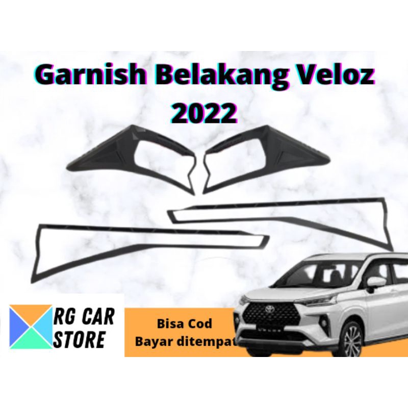 GARNISH MOBIL AVANZA VELOZ 2022 DEPAN BELAKANG-GARNISH LAMPU VELOZ 2022 DEPAN BELAKANG