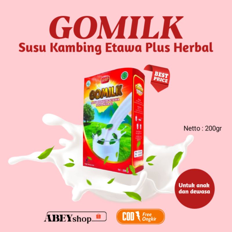 

[PROMO] GOMILK Susu Kambing Etawa Plus Herbal