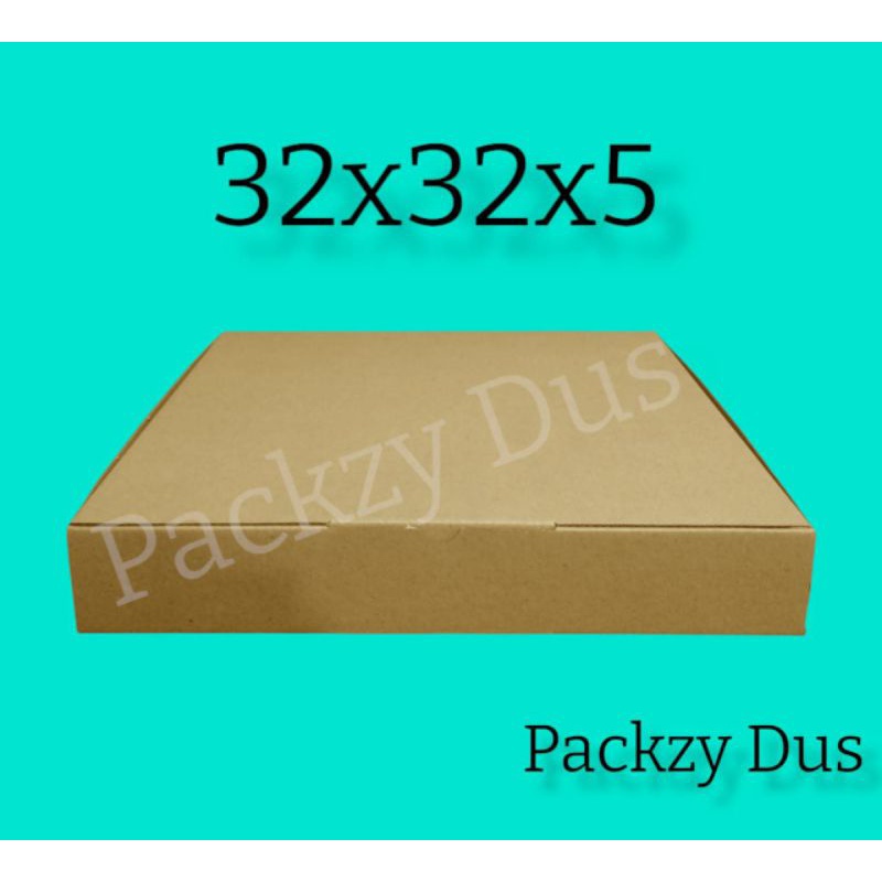 

kardus Box Packing Diecut / Pizza uk 32x32x5