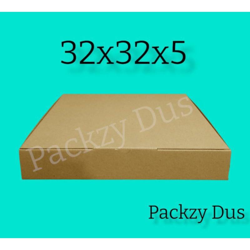 kardus Box Packing Diecut / Pizza uk 32x32x5