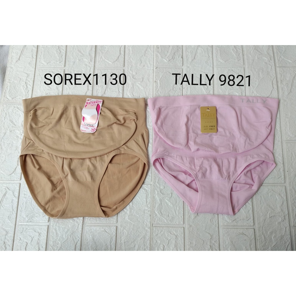 Celana Dalam HAMIL SOREX 1130 &amp; # Tally 9821 SPANDEX Maternity Panty cd ibu melar bahan bagus all size jumbo besar