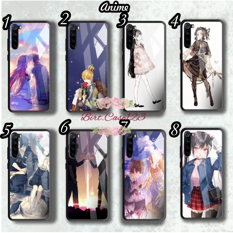 back case glass ANIME Iphone 5 6 6s 6+ 6s+ 7 7s 7+ 8 8+ Se 2020 X Xs Xr 11 12 Mini Pro Max BC5226