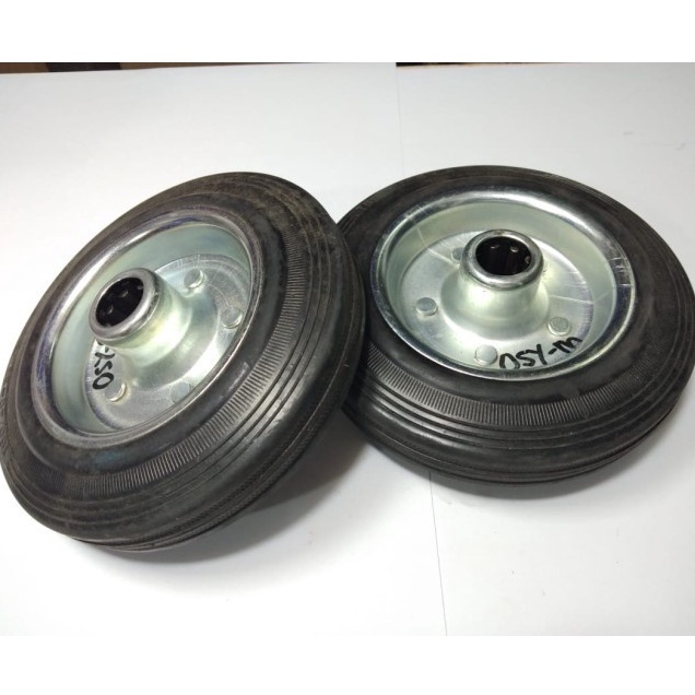 RODA SAJA HITAM KARET 6&quot;/RODA KARET HARGA PERBIJI/RODA BAN KARET LEMARI GEROBAK SEPEDA/RODA ETALASE/RODA TROLLY/RODA TROLY BERKUALITAS