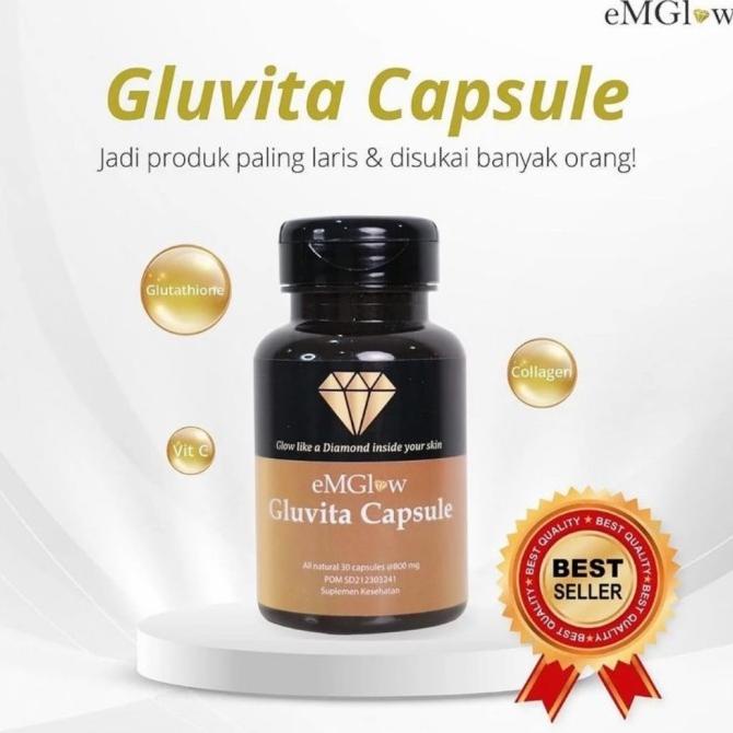 EMGLOW GLUVITA CAPSULE by dr.Marlina ---Terbaru---