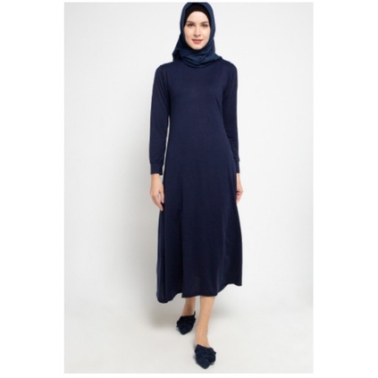 Manset Gamis Adem Lengan Panjang / Mangset Polos Wanita Inner Dress