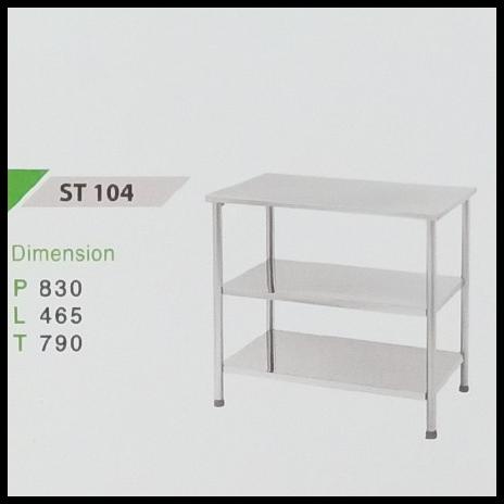 Royal St 200 Rak Kompor St200 Meja Dapur Stainless Steel Kitchen Set