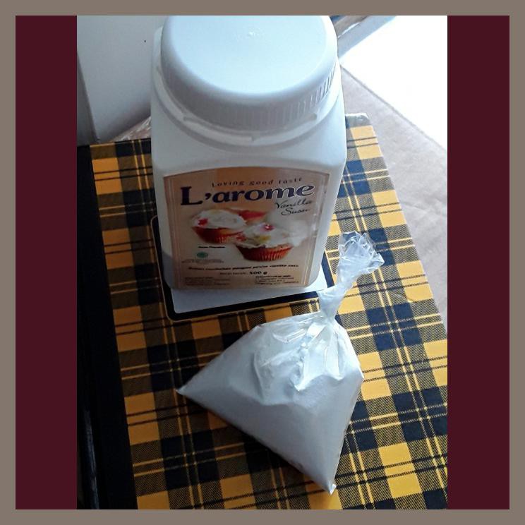 

L'AROME, LAROME, PERISA BUBUK MERK LAROME DENGAN AROMA VANILLA 25GRAM
