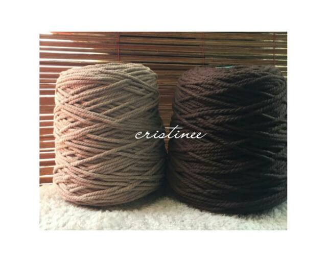 1kg Tali katun macrame 4mm Part 1
