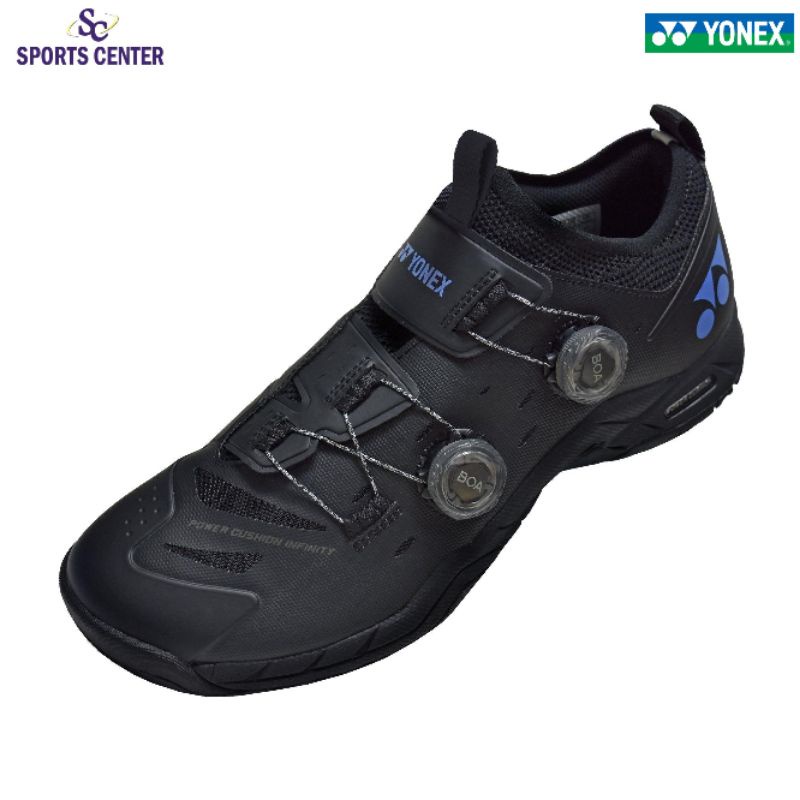 New Sepatu Badminton Yonex Power Cushion BOA Infinity 2 Black