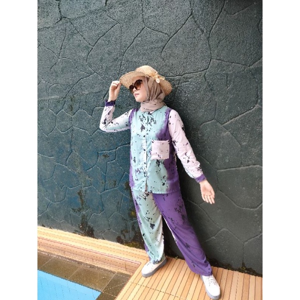stelan baju wanita bahan katun rayon adem