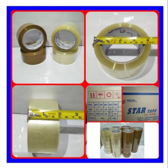 

Lakban Bening Lakban Coklat 6pcs