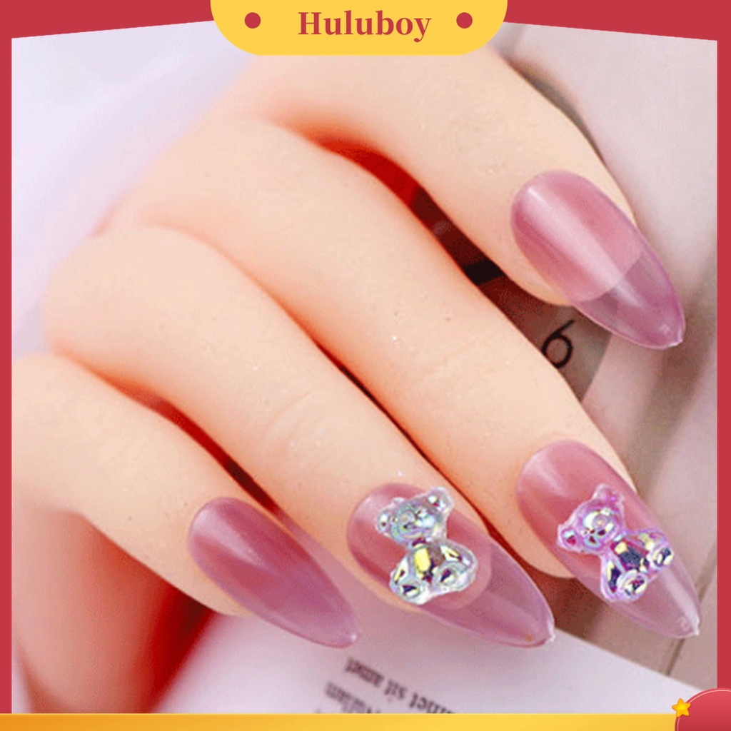 Huluboy Huluboy♡ 50 Pcs Berlian Imitasi 3D Multifungsi Bahan Resin Untuk Dekorasi Nail Art
