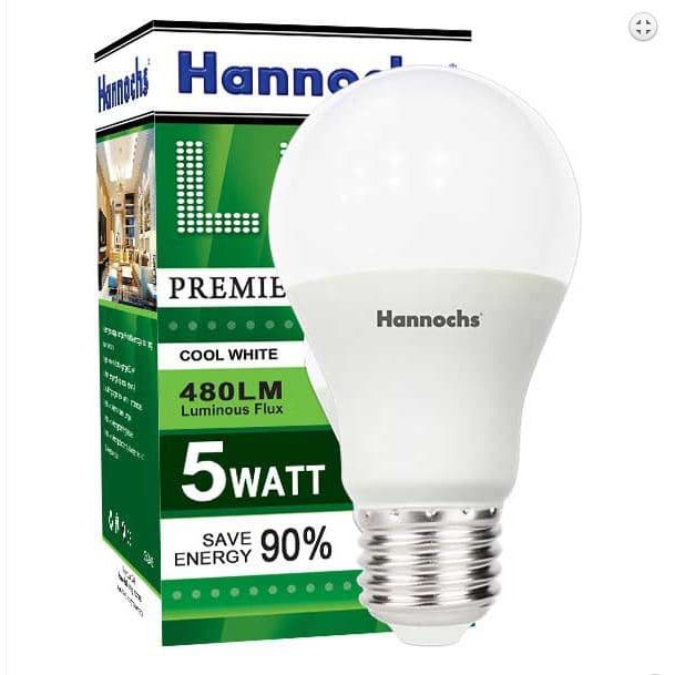 Hannochs Premier Bohlam LED 5 Watt / Bola Lampu 5 W Hannochs
