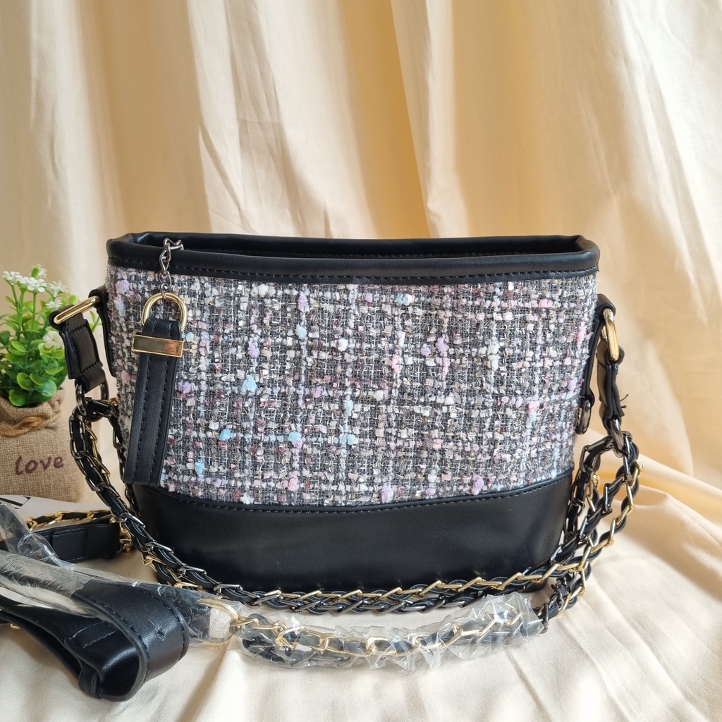 TAS ZARA WANITA TWEED GABRIELLE