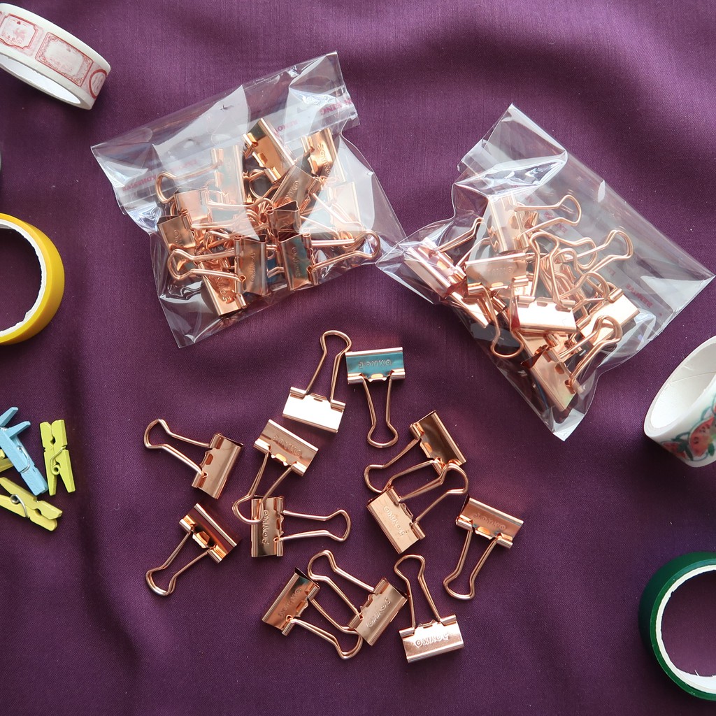 

Binder Clip Rose Gold Joyko