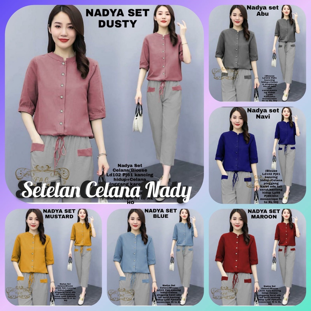 Modis Setelan Celana Wanita Nadya