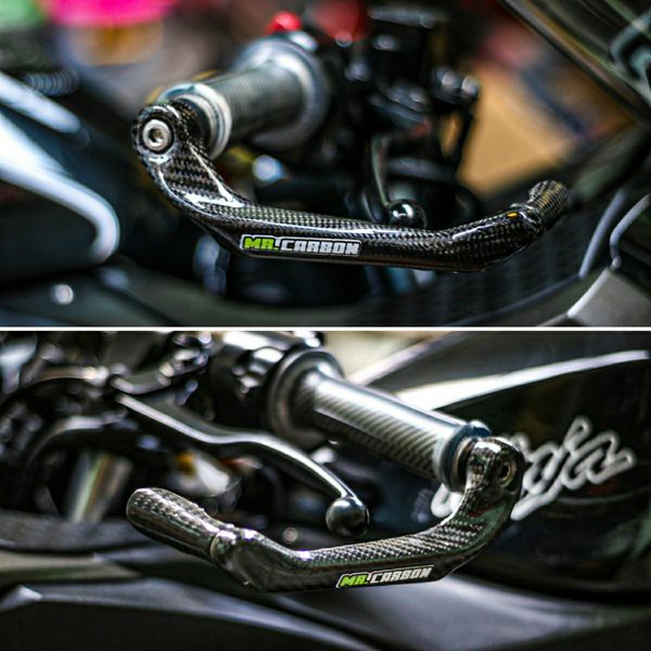 HANDGUARD CARBON KEVLAR PROGUARD KARBON SPION WINGLET SPAKBOR NINJA 250 Z250 CBR250RR CBR150 R15 R25