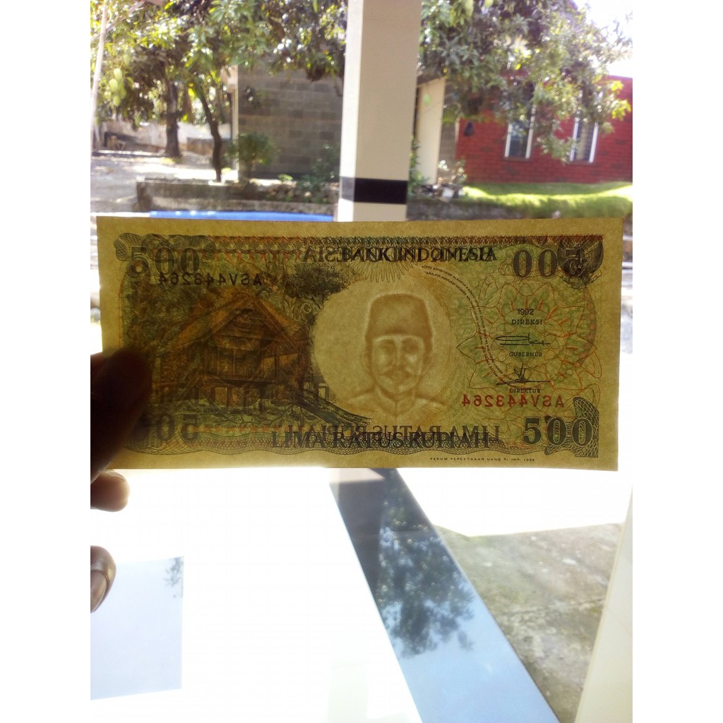 Uang Kuno 500 rupiah tahun 1992