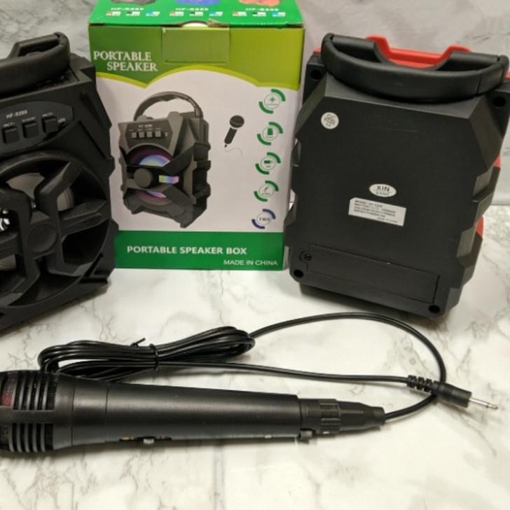 Speaker Bluetooth HF-S288 + Mic Karaoke Wireless Portable Speaker/Speaker Murah/Salon Karaoke HF S28