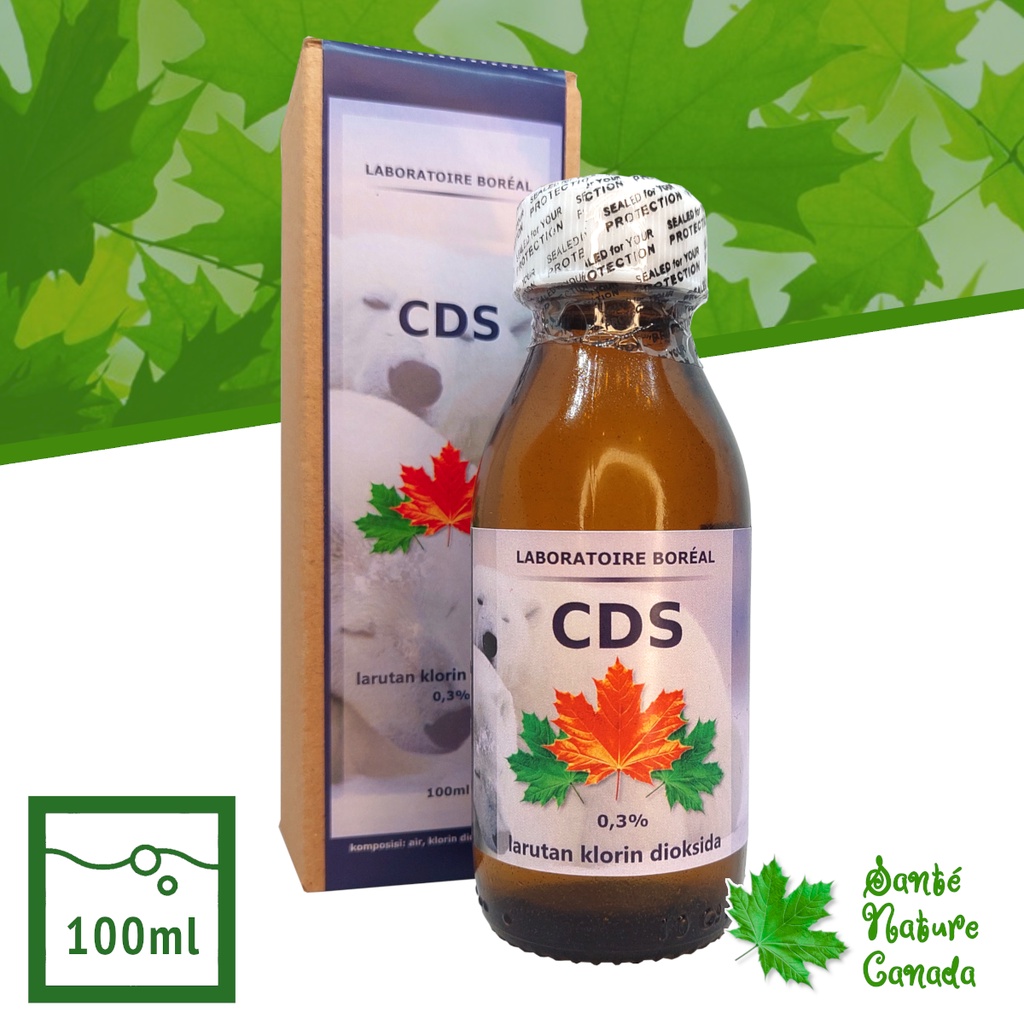 CDS Chlorine Dioxide Solution 0.3% - 3000 ppm - 100 ml