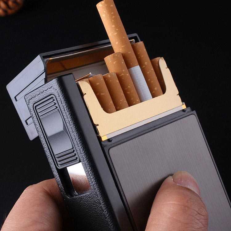 Firetric Focus Kotak Rokok 20 Slot Korek Elektrik Removable / Tempat Penyimpanan Case Wadah Kotak Rokok Dan Korek Api Gas Bara Usb Elektrik Charger Isi 20 Batang Mancis Plus Korek Keren Akrilik Unik Murah / Bungkus Roko Rokok Mild Korek Api Murah