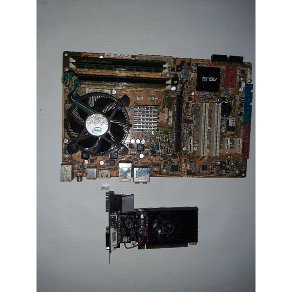 PAKET MOBO DAN PROCESSOR INTEL CORE2DUO E5700 DDR2 LGA775 RAM 4 GB, VGA CARD COLORFUL GT710 2GB DDR3