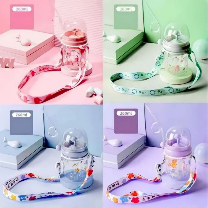 Botol Minum Lumba Air Mancur - Botol Minum Unik Untuk Anak 250ml⭐ Super8⭐-3