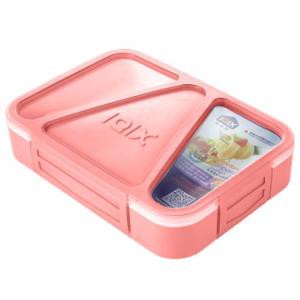 IQIX Rectangle Separate Lunch Box - Pink