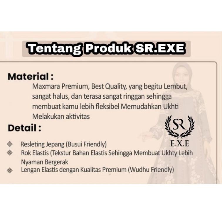 Gamis Maxmara Lux Ukuran M / L / XL / XXL / XXXL Motif Bunga Bunga Premium KuningKekinian Murah Bisa