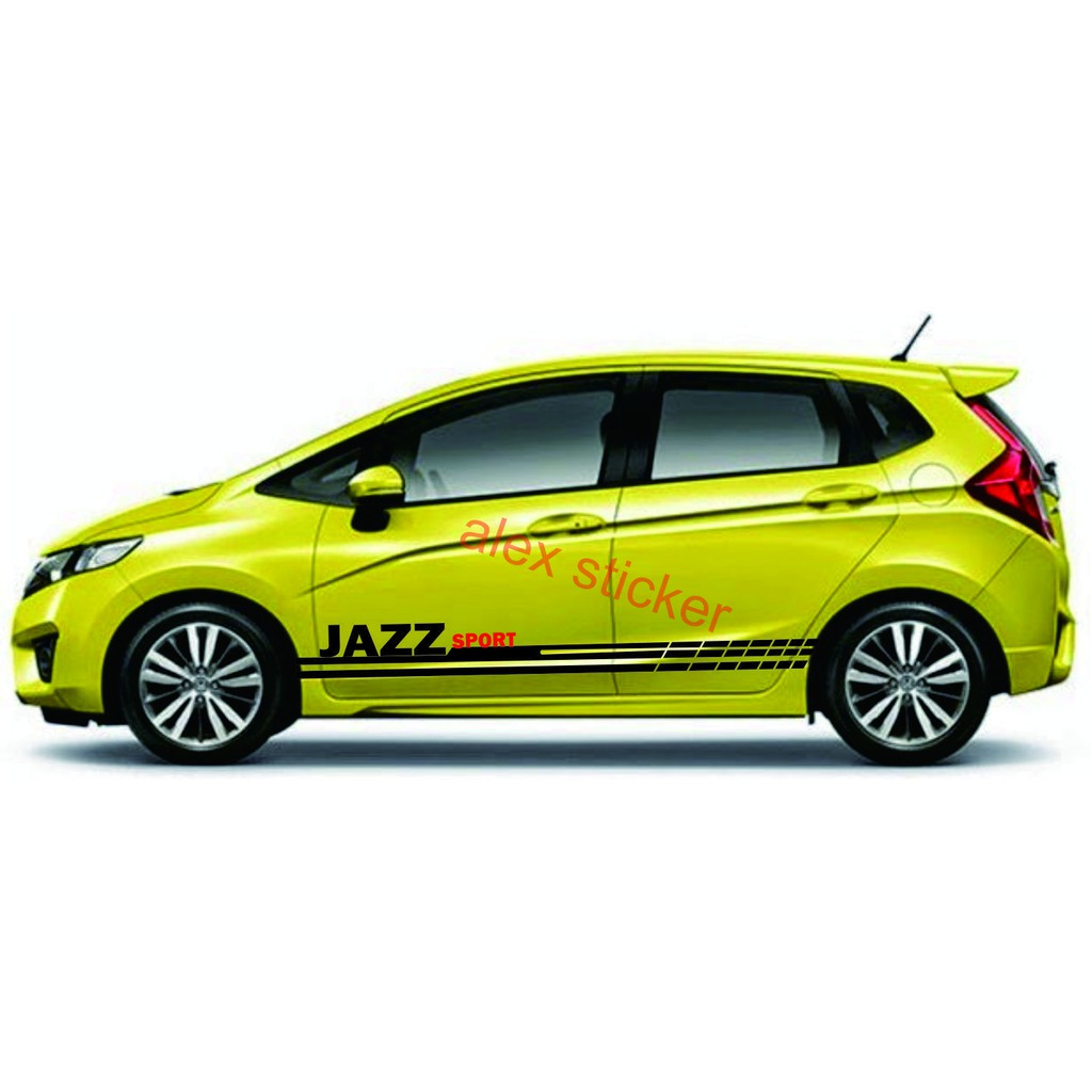 sticker stiker mobil honda jazz cutting stiker mobil honda jazz terbaru
